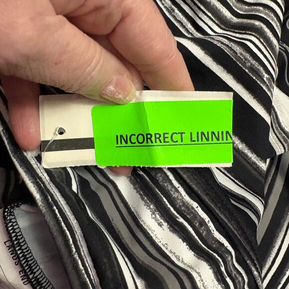 Lands' End V-Neck Wrap Underwire Tankini Swimsuit Top - Size: 8 Long - NWT - Picture 8 of 12